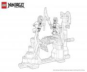 Coloriage le monde ninjago contre doublon 